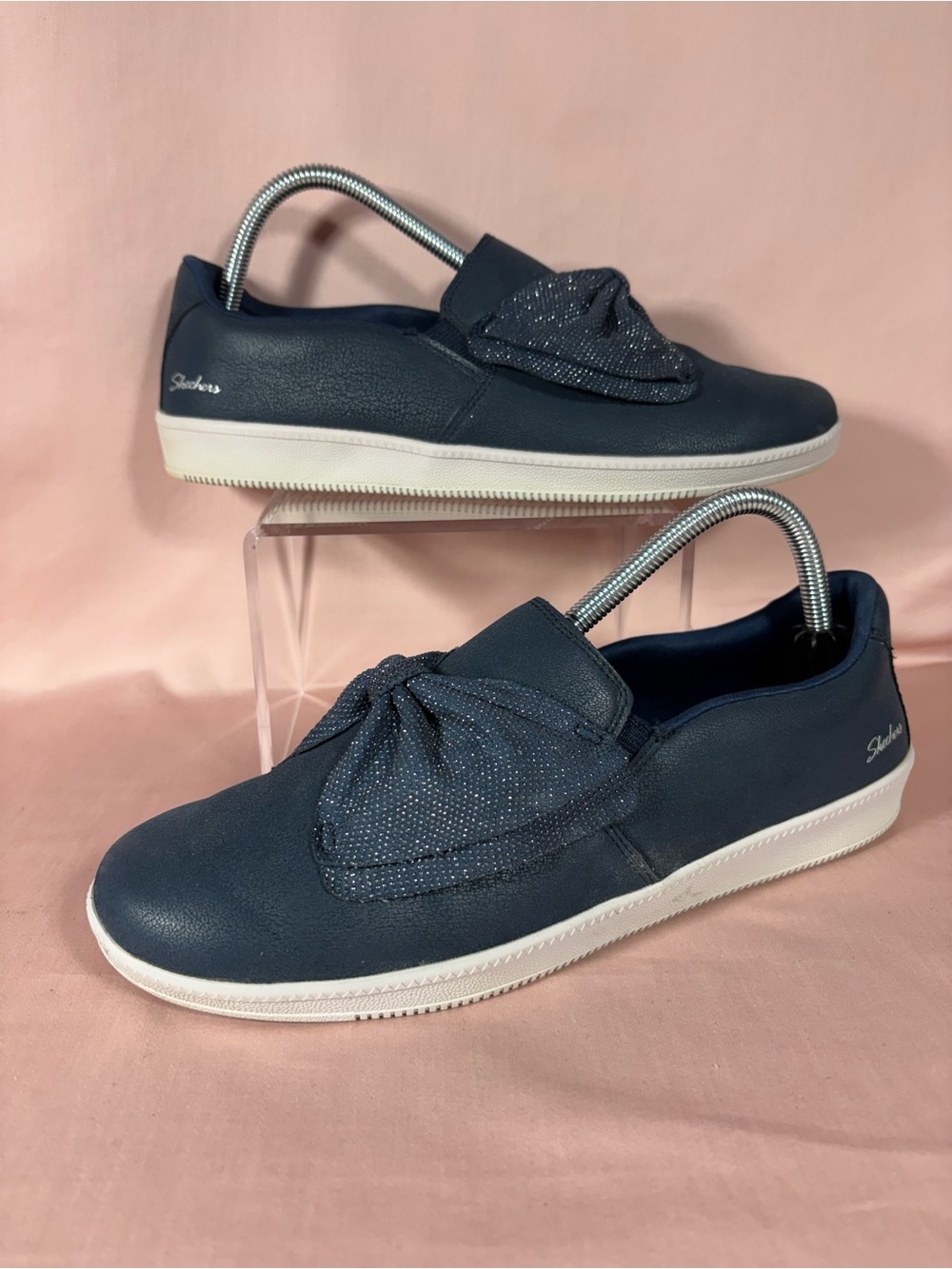 Skechers Madison Ave Curtsied Women's Sneaker/Flats 100125 Navy Size 9.5